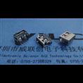 短体10.0◎USB 母座（山字型胶芯）前2脚插板▲DIP-6.3H 平口 