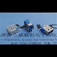 AF-USB短体侧插+全包外壳90度弯脚插板-DIP（10.0/11.0） 