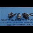 DIP（六脚）插板USB母座+短体10.0卷边 
