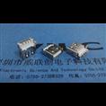 沉板USB母座◇长针短脚（弯脚）DIP插件式铜壳【SMT长针青铜】 