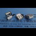 【A母90度USB 直脚DIP插件】 直边铜壳+无卤-盐雾48h 