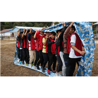 腾冲民族中学减压活动 