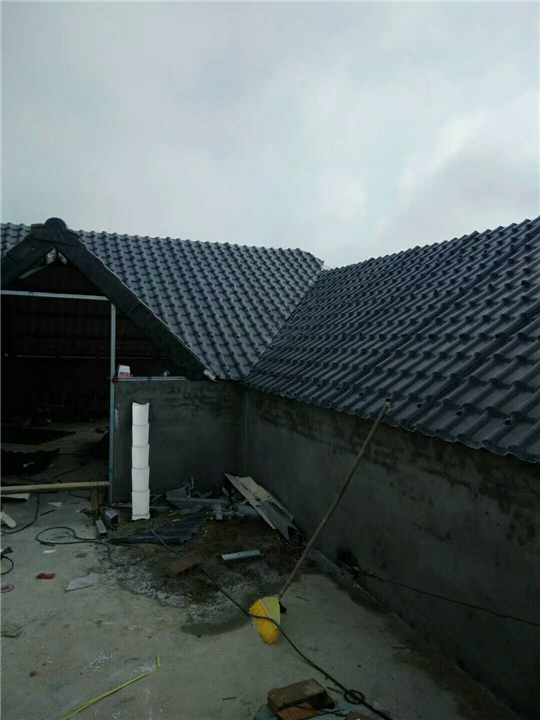 厦门树脂瓦别墅顶设计安装