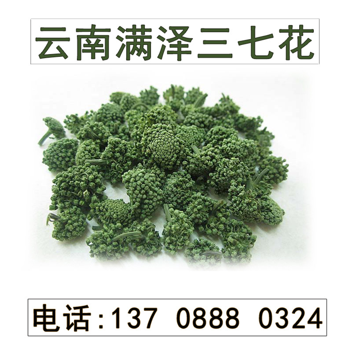 云南文山三七花鉴别，云南三七花详情页 