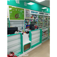 包百药店货架 
