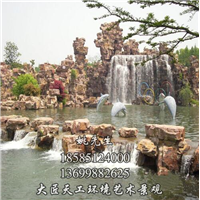 百色假山塑石工程，百色园林水景制作 
