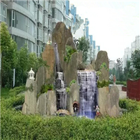 百色假山鱼池，百色假山瀑布，承接假山塑石 