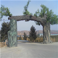 百色假山假树，百色仿真榕树，百色仿木纹 