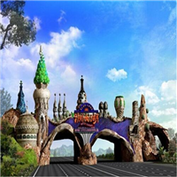 百色假山制作，百色生态主题公园 