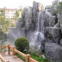 百色水泥仿木栏杆，百色人造假山，百色假山喷泉 