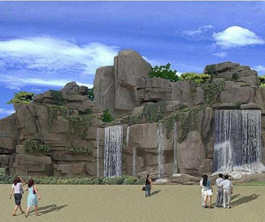 百色GRC塑石制作、百色塑石假山工程 