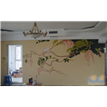 佛山电视背景墙画|佛山壁画|佛山彩绘 
