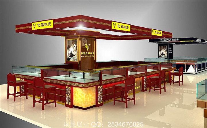 河南郑州饰品展柜定做 