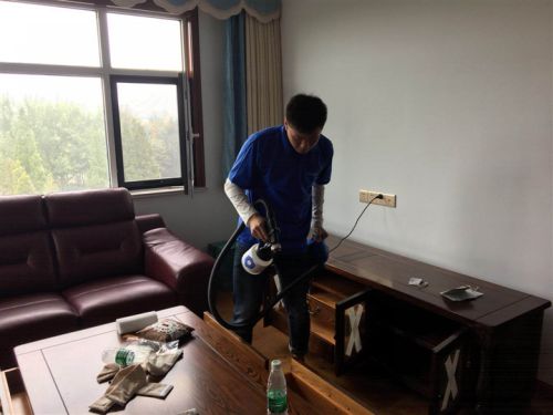 风尚自由城室内甲醛治理中 