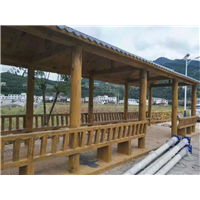 涟源仿木凉亭v宁远水泥塑石v东安水泥假山