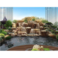 湖南假山鱼池施工h湖南假山鱼池制作
