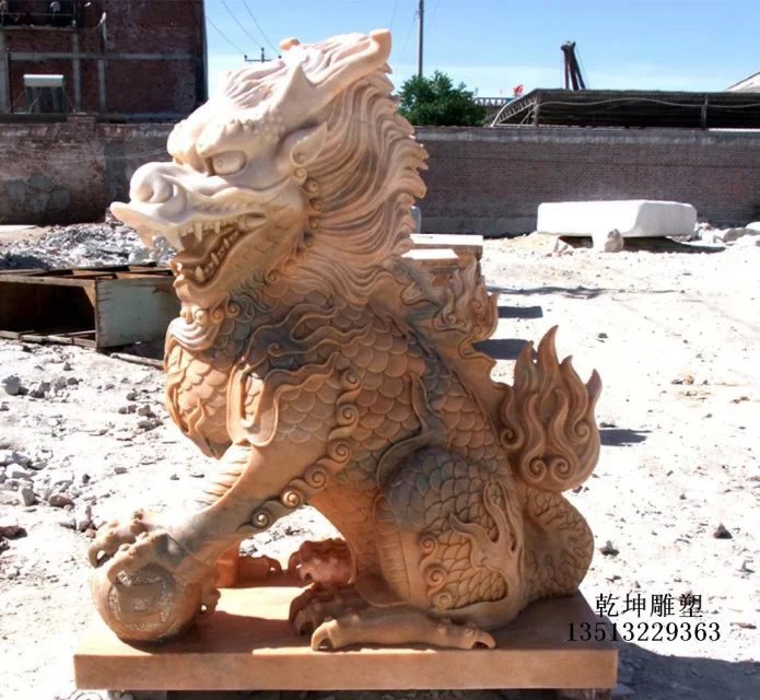 石材雕塑*承接石雕狮子*河北石材加工厂