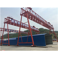 陕西龙门吊租赁施工现场 