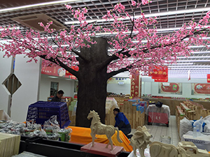 江苏仿真桃花树 