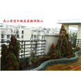 苏州昆山常熟别墅庭院吸水石假山瀑布流水
