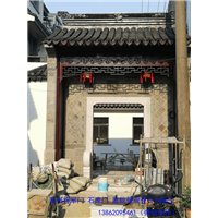 苏州大宅院 将军门 石库门 庭院景观施工 