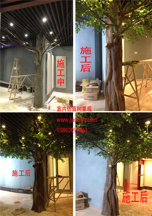 苏州无锡昆山常熟各种仿真榕树桃花树红枫树 