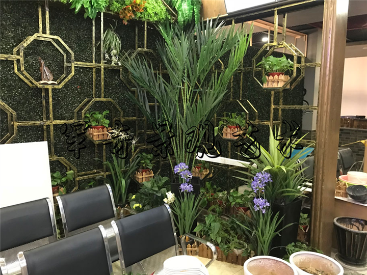 餐饮店室内整体仿真造景 