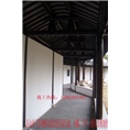 昆山常熟苏州古建长廊亭子水榭古门头刻字