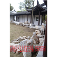 昆山常熟苏州古建长廊亭子水榭古门头刻字
