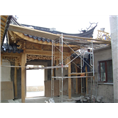 昆山常熟苏州古建长廊亭子水榭古门头刻字