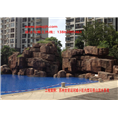 苏州无锡昆山上海常熟塑石假山瀑布流水景观