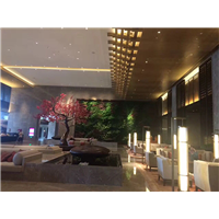 苏州上海无锡吴江昆山仿真树植物墙室内造景设计与施工 