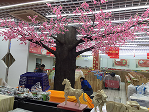 江苏仿真桃花树 