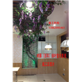 苏州昆山常熟藤条吊顶绿叶装饰蔓藤装饰吊顶