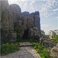苏州庭院塑石假山