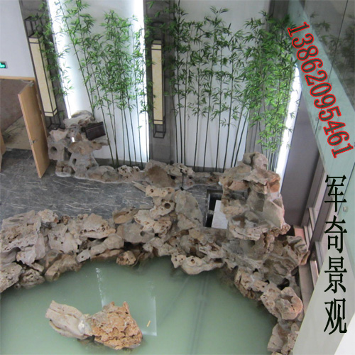 苏州昆山上海仿真竹仿真草仿枯树干水池造景