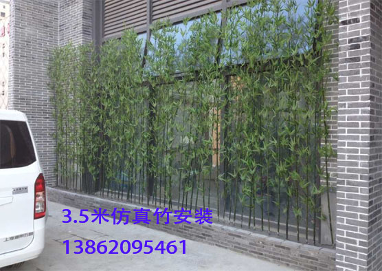 苏州昆山常熟造景仿真竹仿真树橱窗造景 