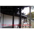 昆山常熟苏州古建长廊亭子水榭古门头刻字