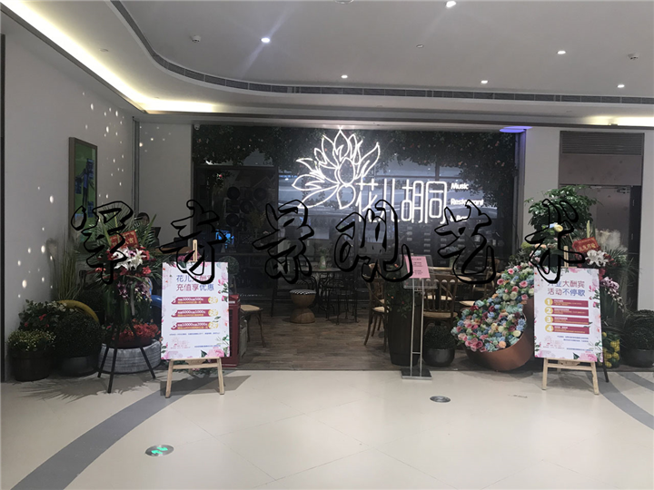音乐餐厅整体仿真造景 