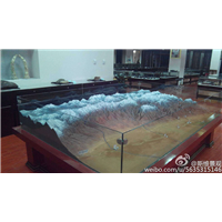 新疆地形沙盘 