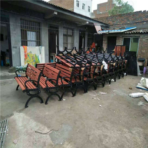 防腐木公园座椅 