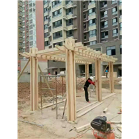 内蒙古防腐木葡萄架 