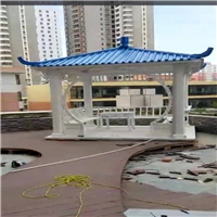 内蒙古防腐木亭子 