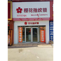 东营樱花指纹锁体验店