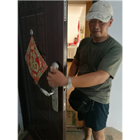 安装指纹锁 