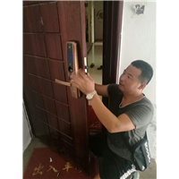 指纹锁安装 