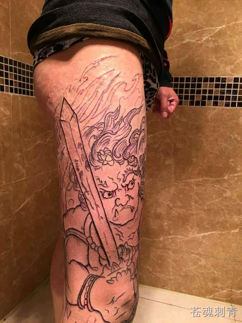 苍魂首席刺青师-刘向前先生作品 