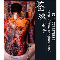 苍魂刺青首席纹身师刘向前作品 