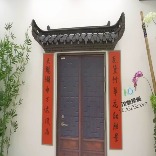 天鹅湖万达通道美陈布置