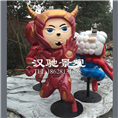 成都玻璃钢卡通雕塑厂家